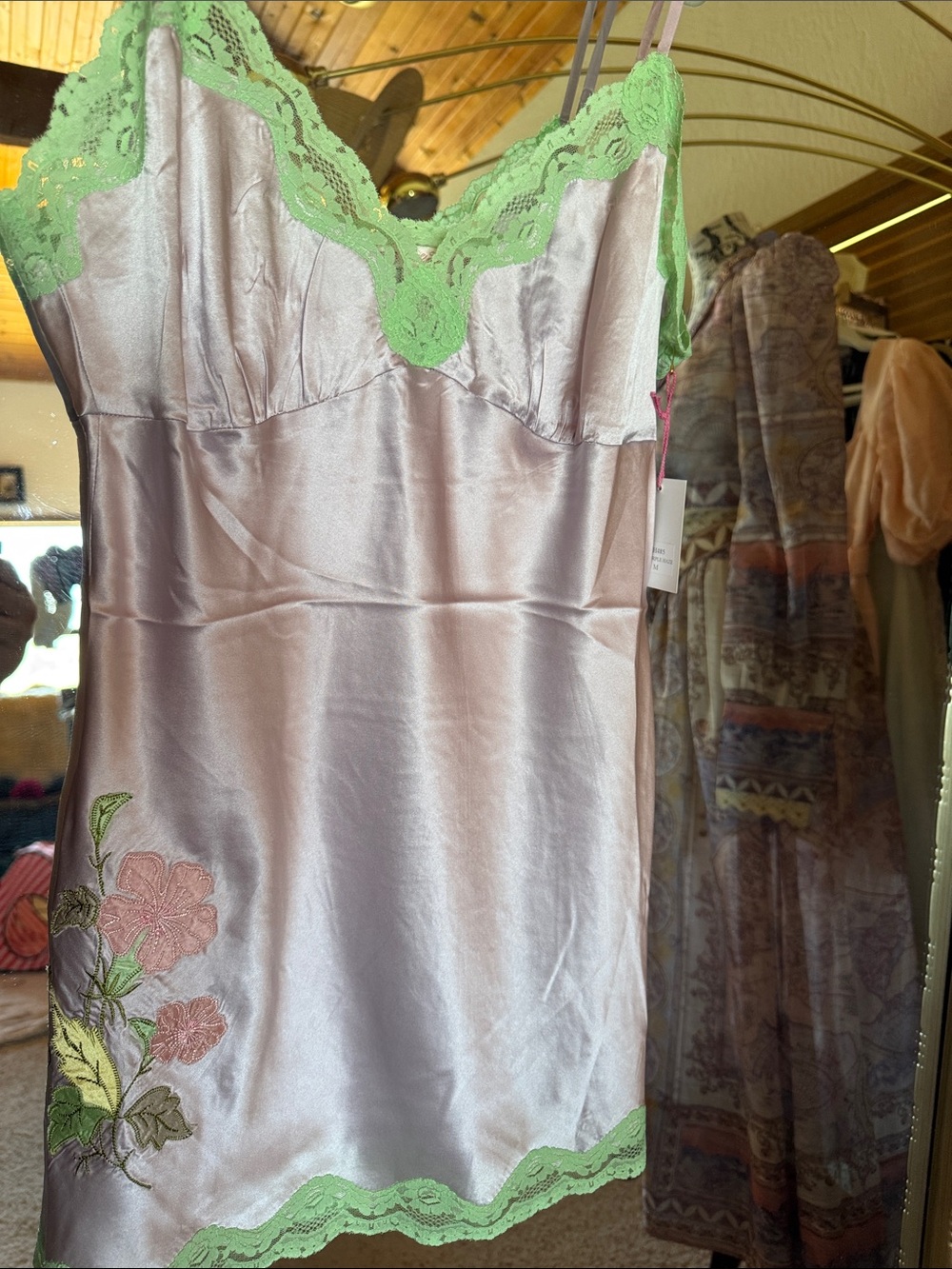 Gold Hawk Washable Silk Cami, NWT, $200 MSRP, Luxury Silk Lilac Purple Haze M